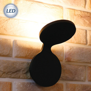LED 듀얼라운드 벽등 5W (블랙/화이트)